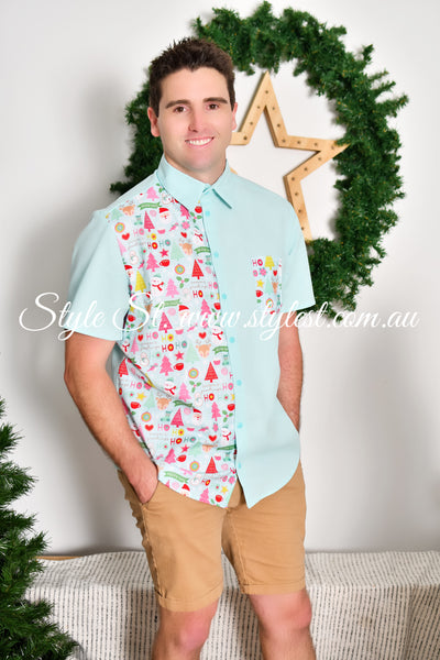 "Candy Christmas" Men's Dress Shirt