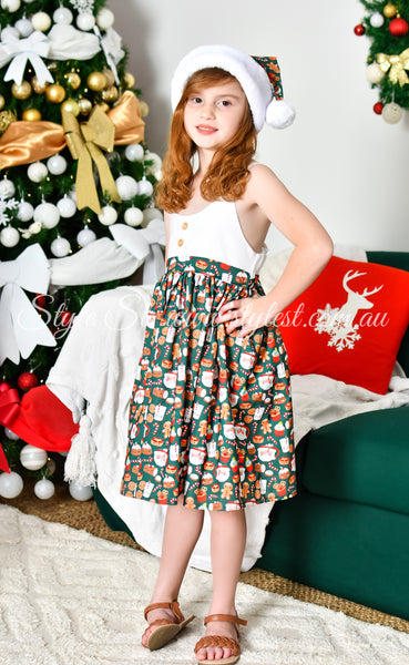 "Jolly Gingerbread" Children's Dress