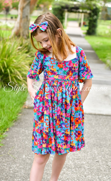 "Summer Jade” Children's Dress