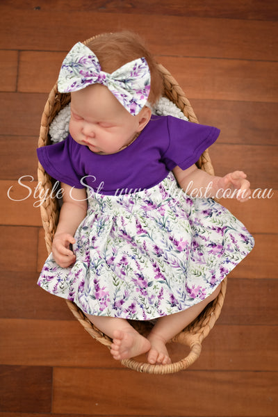 "Royal Blossom" Dress Romper