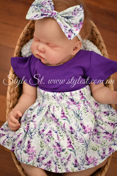 "Royal Blossom" Dress Romper