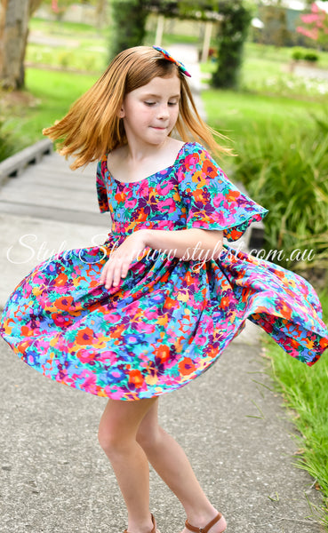 "Summer Jade” Children's Dress