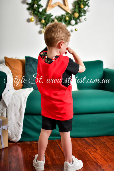 "Jingle Joy” Children's Singlet Hoodie