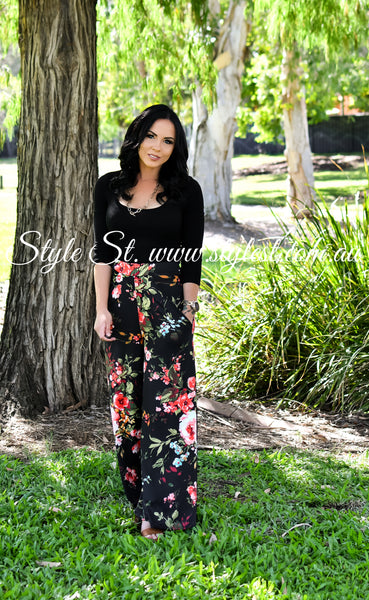 "Twilight Blossom” Ladies Palazzo Pants