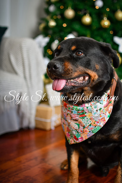 "Santa's Sweets" Pet Bandana