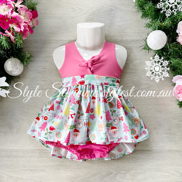 "Candy Christmas" Dress Romper