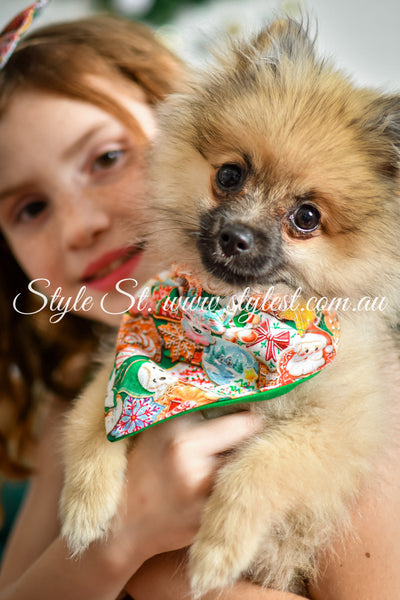 "Santa's Sweets" Pet Bandana