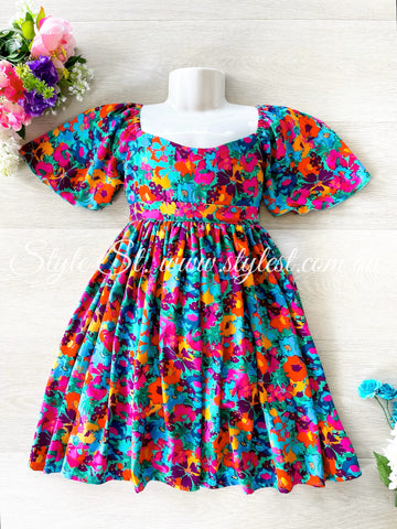 "Summer Jade” Children's Dress