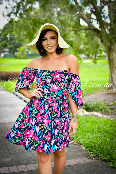 "Leilani Blossom” Ladies Babydoll Dress