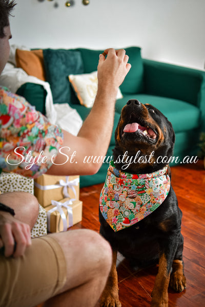 "Santa's Sweets" Pet Bandana