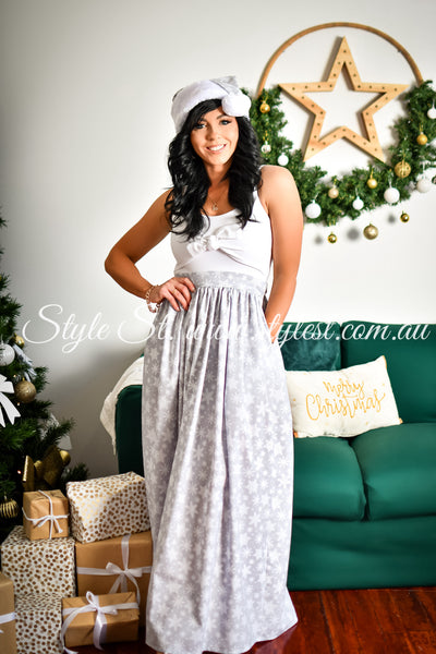 "Silver Snow” Ladies Dress