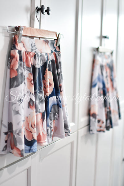 "Blush Bloom" Children's Skorts