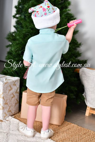 "Candy Christmas" Children's Dress Shirt