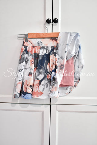 "Blush Bloom" Children's Skorts