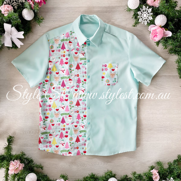 "Candy Christmas" Men's Dress Shirt