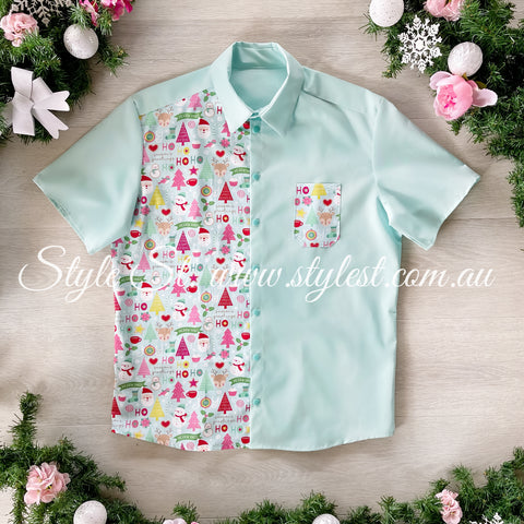 "Candy Christmas" Men's Dress Shirt