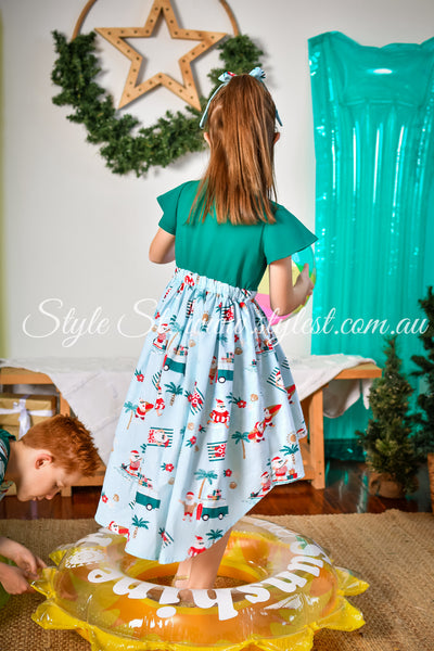 "Summertime Santa" Children's Dress