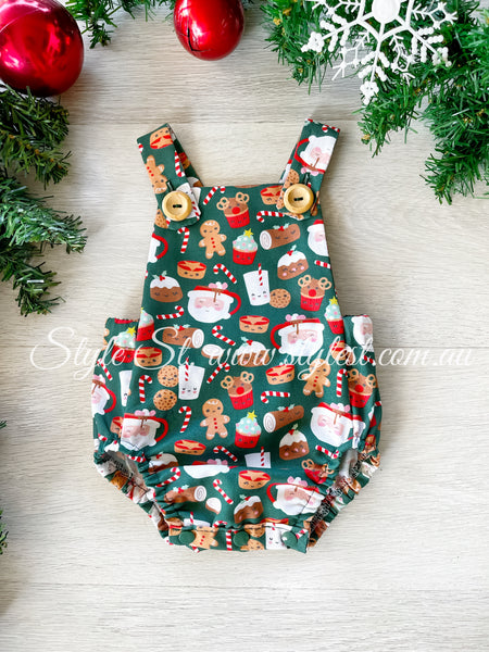 "Jolly Gingerbread" Baby Romper