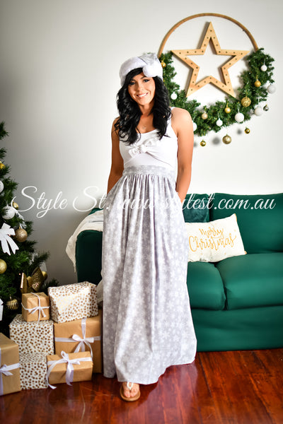 "Silver Snow” Ladies Dress