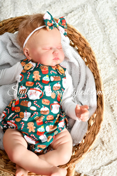 "Jolly Gingerbread" Baby Romper