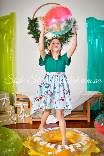 "Summertime Santa" Children's Dress