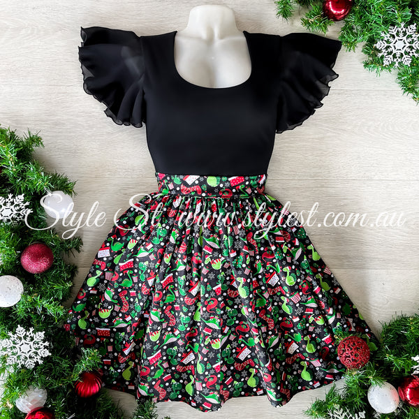 "Santa-Saurus" Ladies Dress