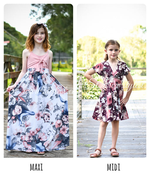 "Blush Bloom" Children's Dress