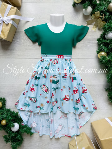 "Summertime Santa" Children's Dress