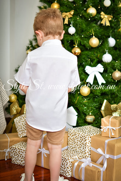 "Silver Snow" Children's Dress Shirt