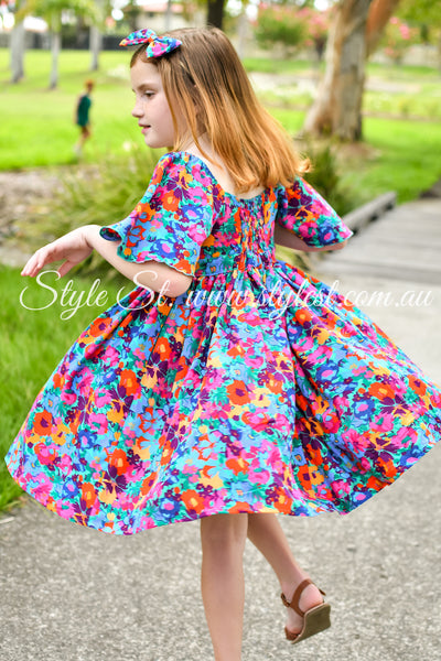 "Summer Jade” Children's Dress