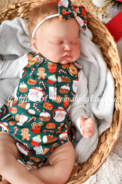 "Jolly Gingerbread" Baby Romper