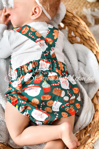 "Jolly Gingerbread" Baby Romper