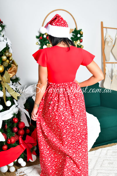 "Red Rudolph” Ladies Dress