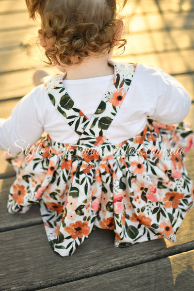 "Marigold Meadows" Dress Romper