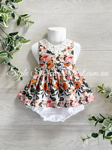 "Marigold Meadows" Dress Romper