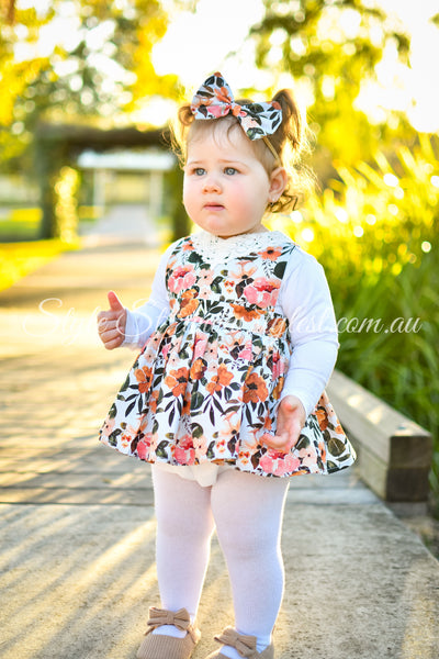 "Marigold Meadows" Dress Romper