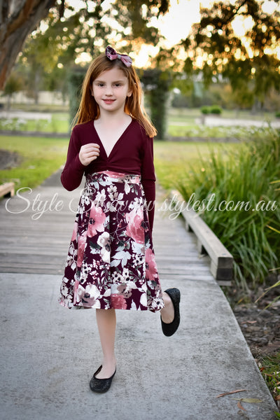 "Fine Wine" Children's Dress