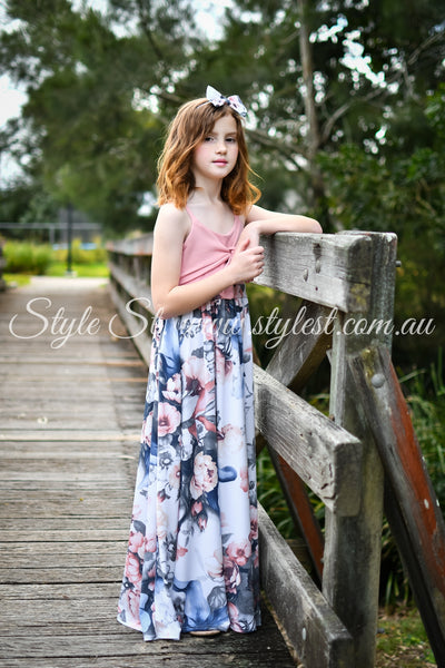 "Blush Bloom" Children's Dress