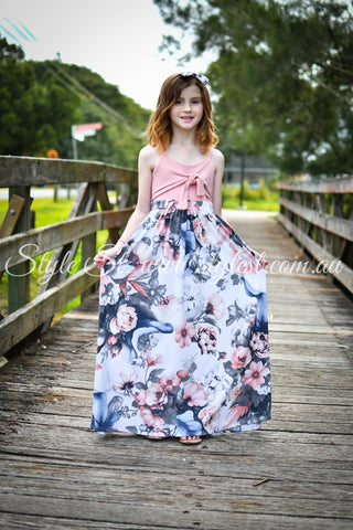 "Blush Bloom" Children's Dress