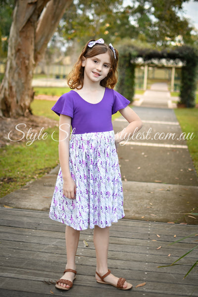 "Royal Blossom" Children's Dress