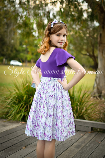 "Royal Blossom" Children's Dress