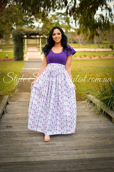 "Royal Blossom" Ladies Dress