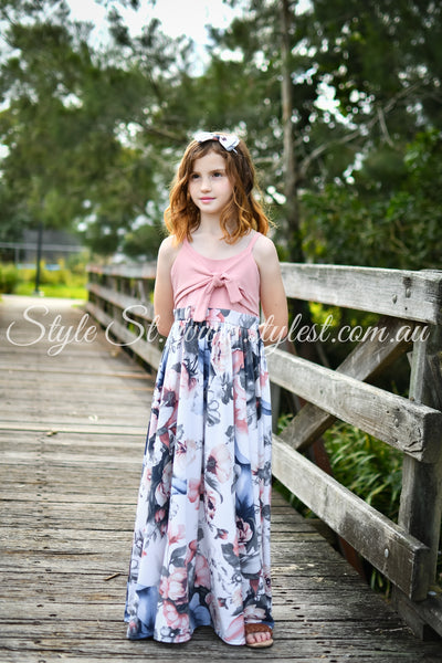 "Blush Bloom" Children's Dress