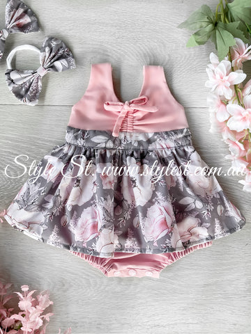 "Luna Bloom" Dress Romper