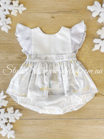 “Snow Angels” Dress Romper