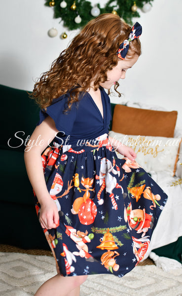 PREORDER "Christmas Kisses” Children's Dress