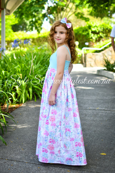 "Blue Butterfly" Children's Dress