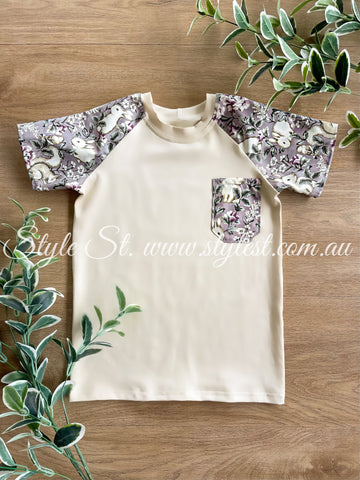 "Bunny Blossom" Raglan Tee