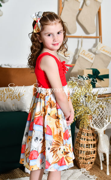 PREORDER "Koala Kringle" Children's Dress