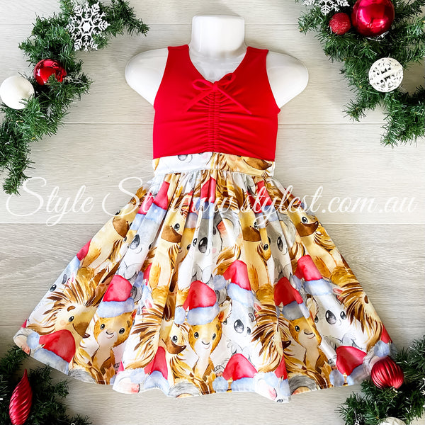 PREORDER "Koala Kringle" Children's Dress